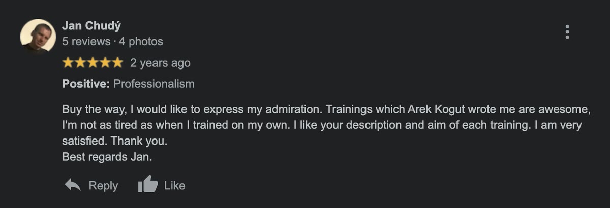 Review by Jan Chudy