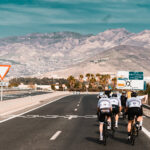 cycling peloton on the road