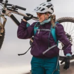 cyclist and bicycle